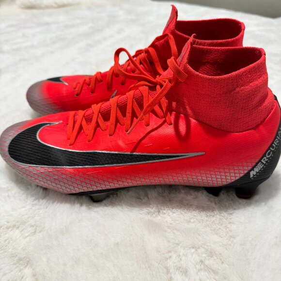 Nike Mercurial Superfly 6 Pro CR7 FG Soccer Cleats Crimson - Size Men's 10.5 - Picture 2 of 10